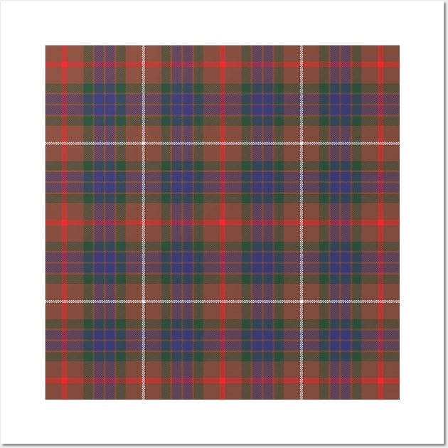 Fraser Hunting Modern Plaid Tartan Scottish Wall Art by ScottishShop